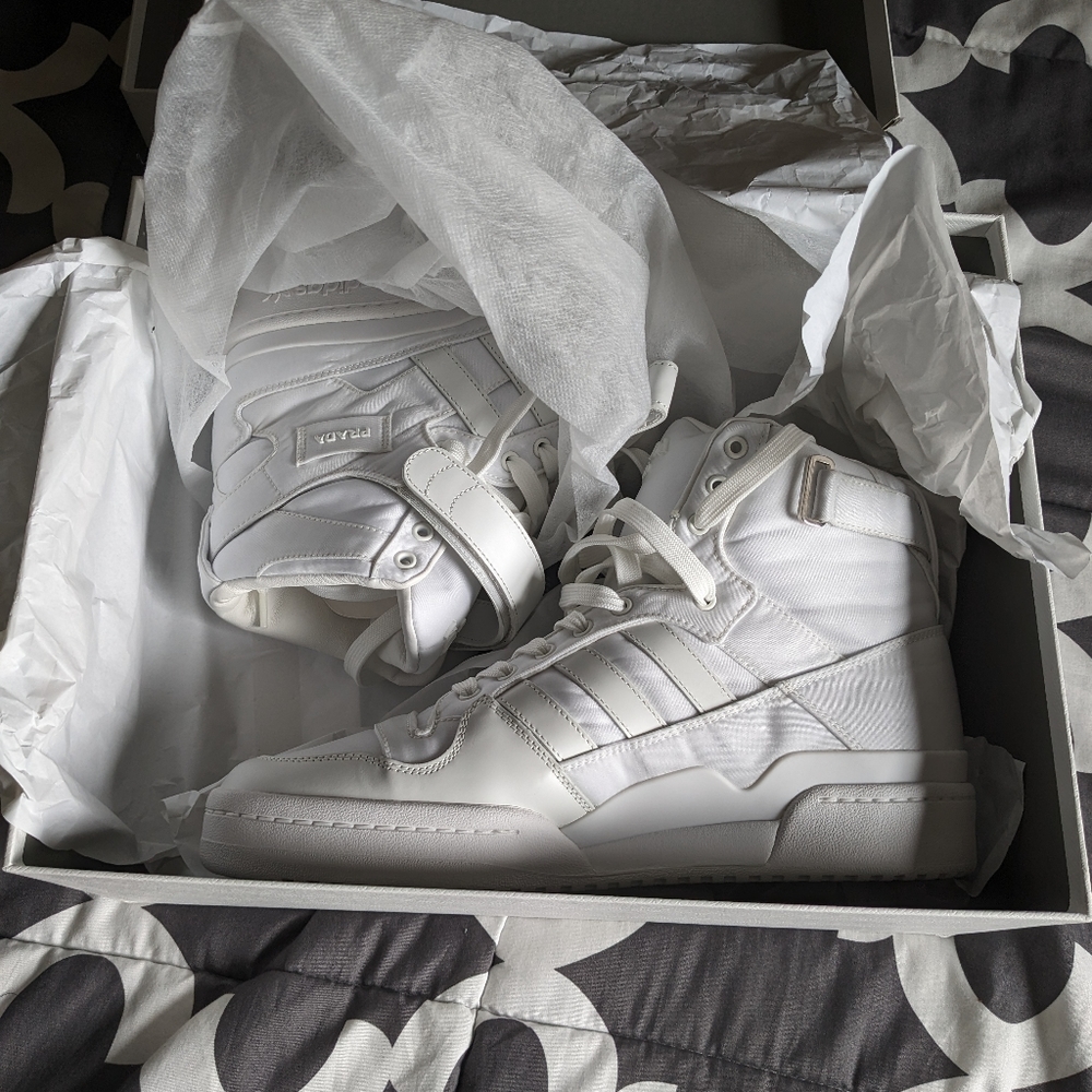Prada Re-nylon Adidas Forum High-Tops